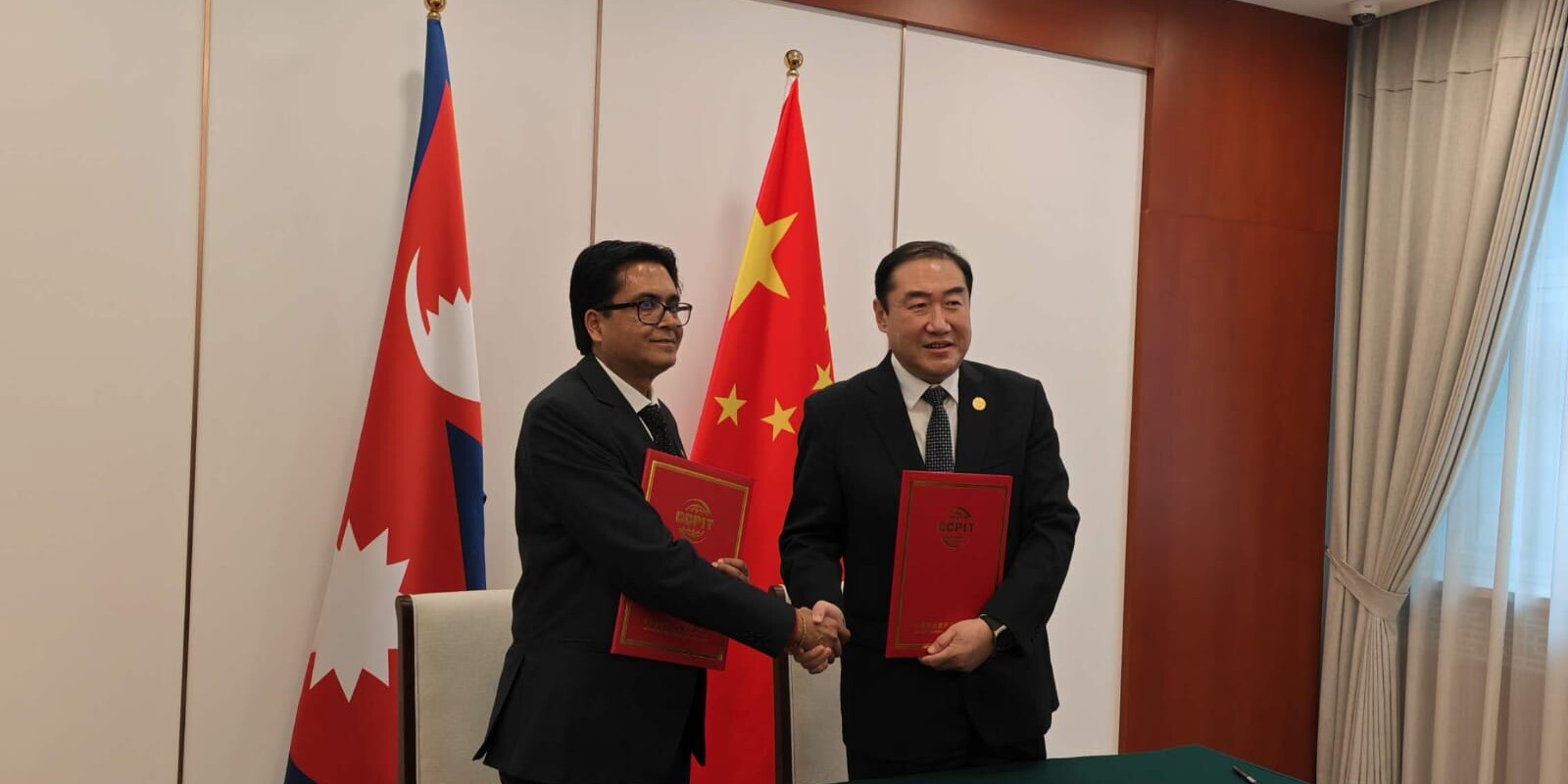 नेपाल–चीन व्यवसाय परिषद् (Nepal China Business Council) स्थापना गर्न नेपाल उद्योग परिसंघ र सीसीपीआईटीबीच समझदारी