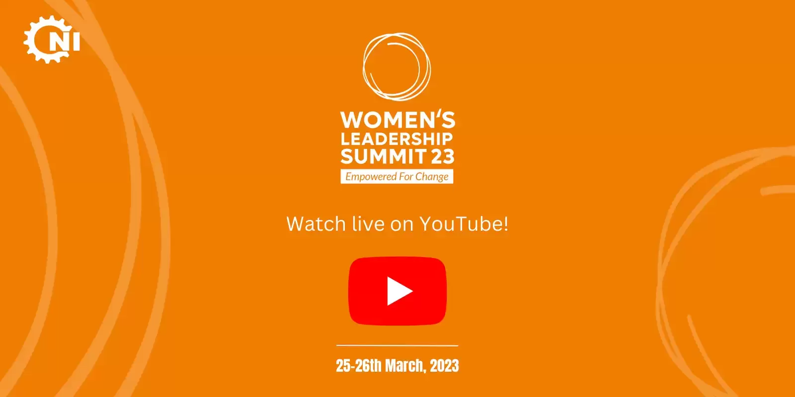 Watch Women's Leadership Summit 23 Live on YouTube